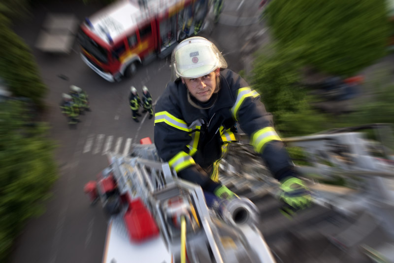 Aufnahmeserie für die Feuerwehr Unfallkasse F-U-K über die Einsatzmöglichkeiten der freiwilligen Feuerwehren in Niedersachsen